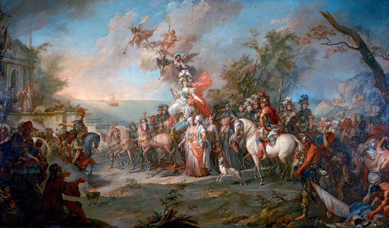 "1769 القوات الروسية تعاود الاستيلاء على مدينة تاكانروك التركية على ساحل بحر أزوف."