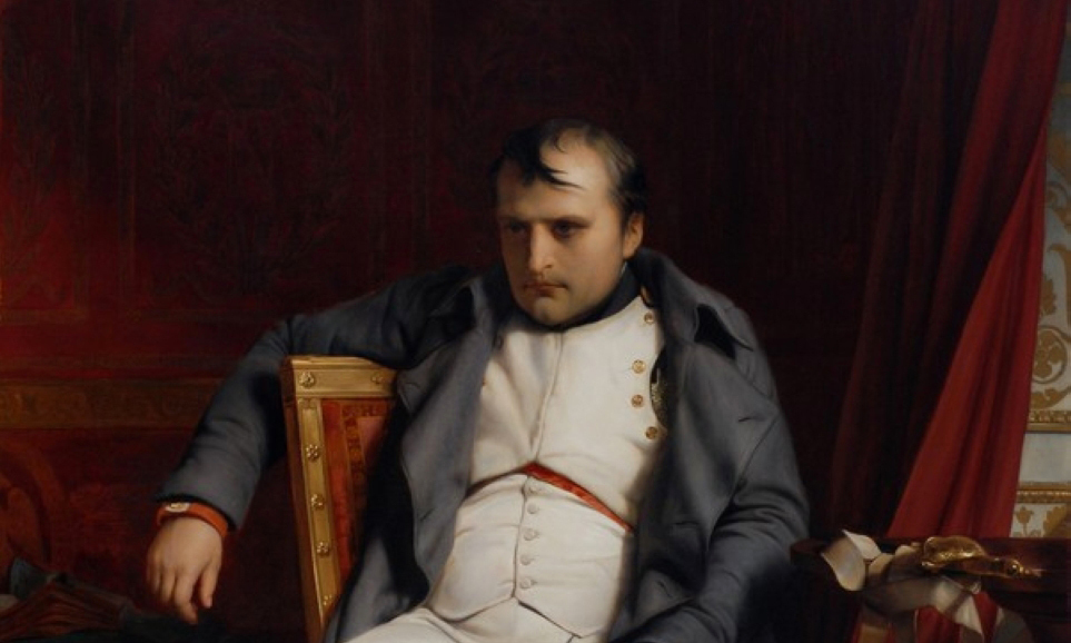 "1814 نفي الإمبراطور الفرنسي نابليون بونابرت إلى جزيرة إلبا في البحر الأبيض المتوسط."