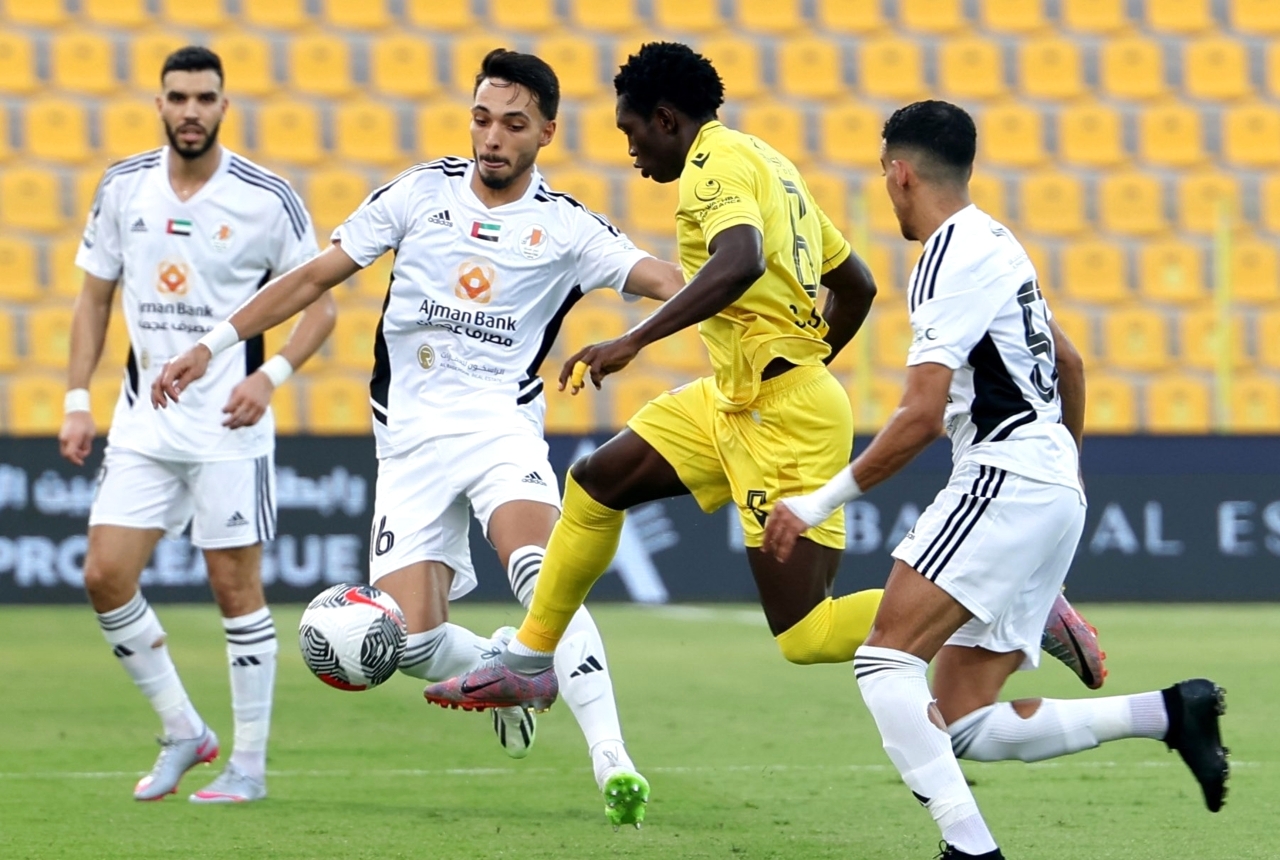 "جانب من لقاء الوصل مع عجمان في الدور الأول | البيان"