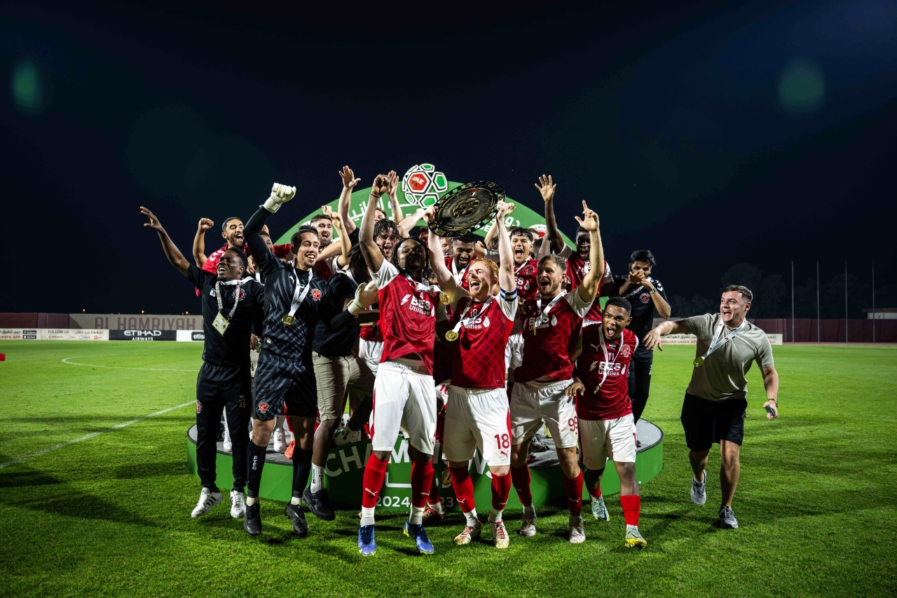 "فرحة لاعبي فليتوود يونايتد باللقب | من المصدر"