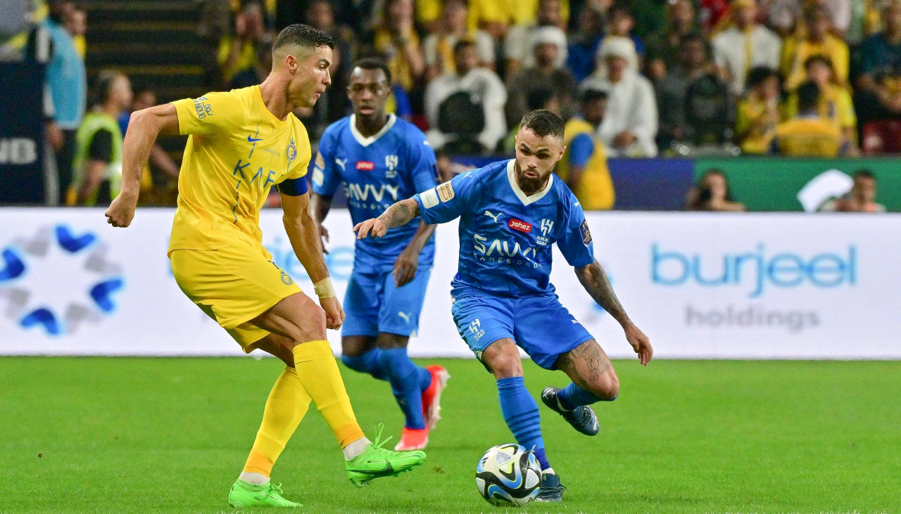 أرقام «الزعيم» وطرد رونالدو.. أبرز مشاهد ديربي الهلال والنصر السعوديين في أبوظبي
