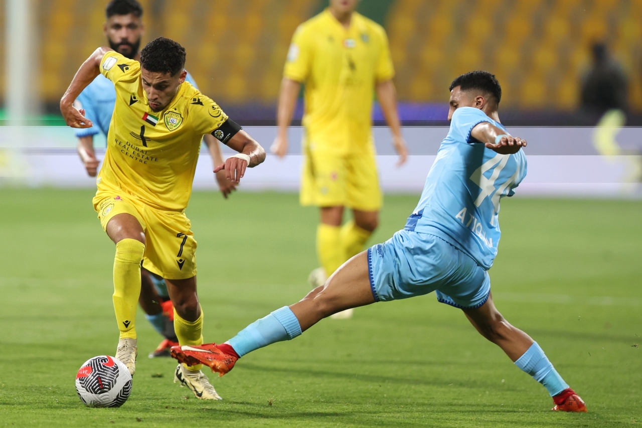 "الوصل تغلب على حتا بثلاثية |تصوير: سالم خميس"