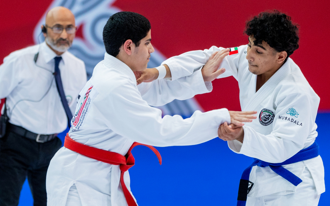 "من منافسات الجوجيتسو في خليجية الشباب| البيان"