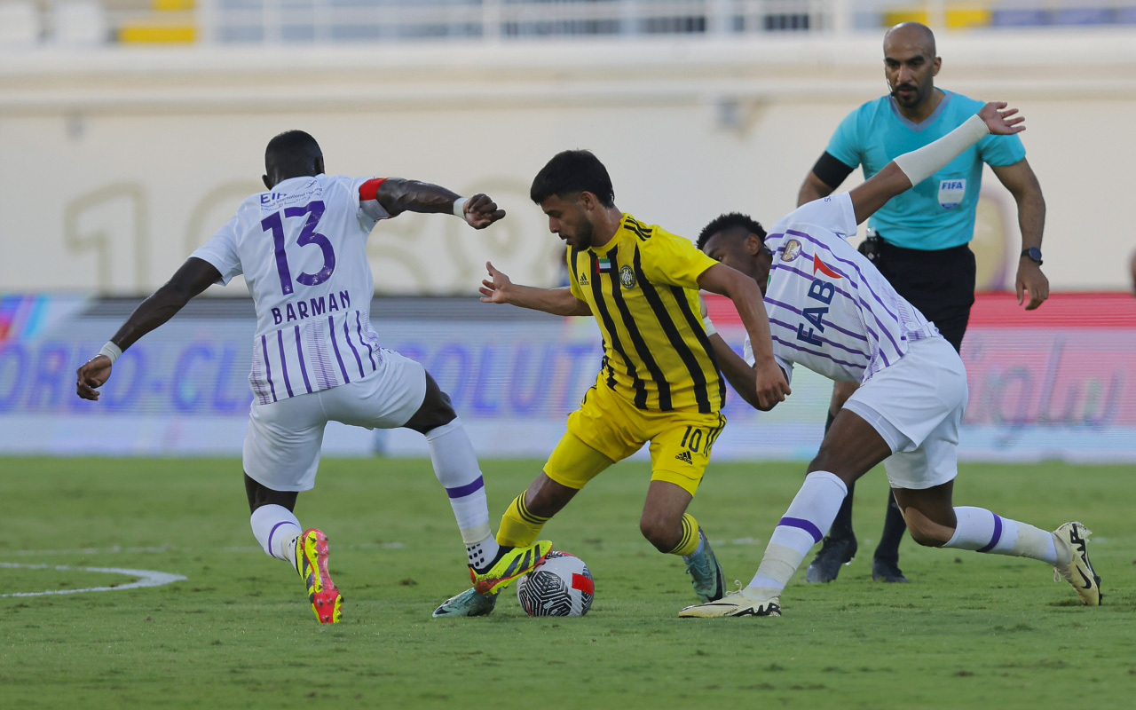 "جانب من مباراة العين واتحاد كلباء | تصوير: سيف الكعبي"