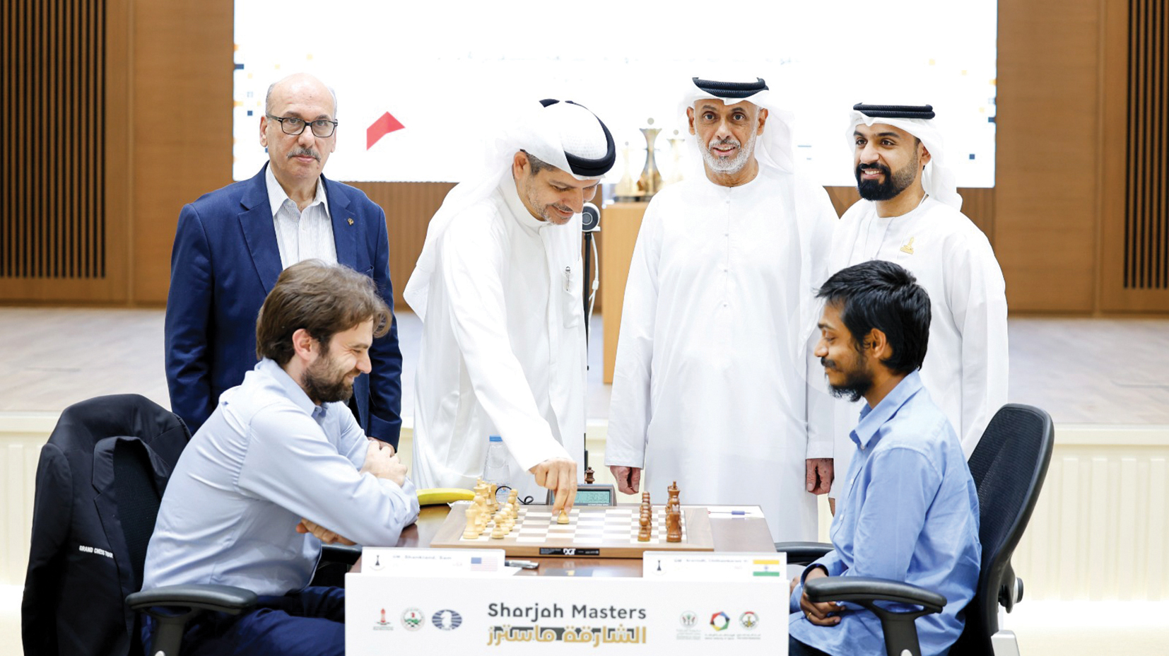 الهندي أرافيندا يحافظ على صدارة «الشارقة ماسترز للشطرنج»