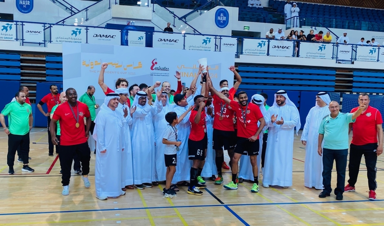 "جانب من مراسم التتويج | البيان"