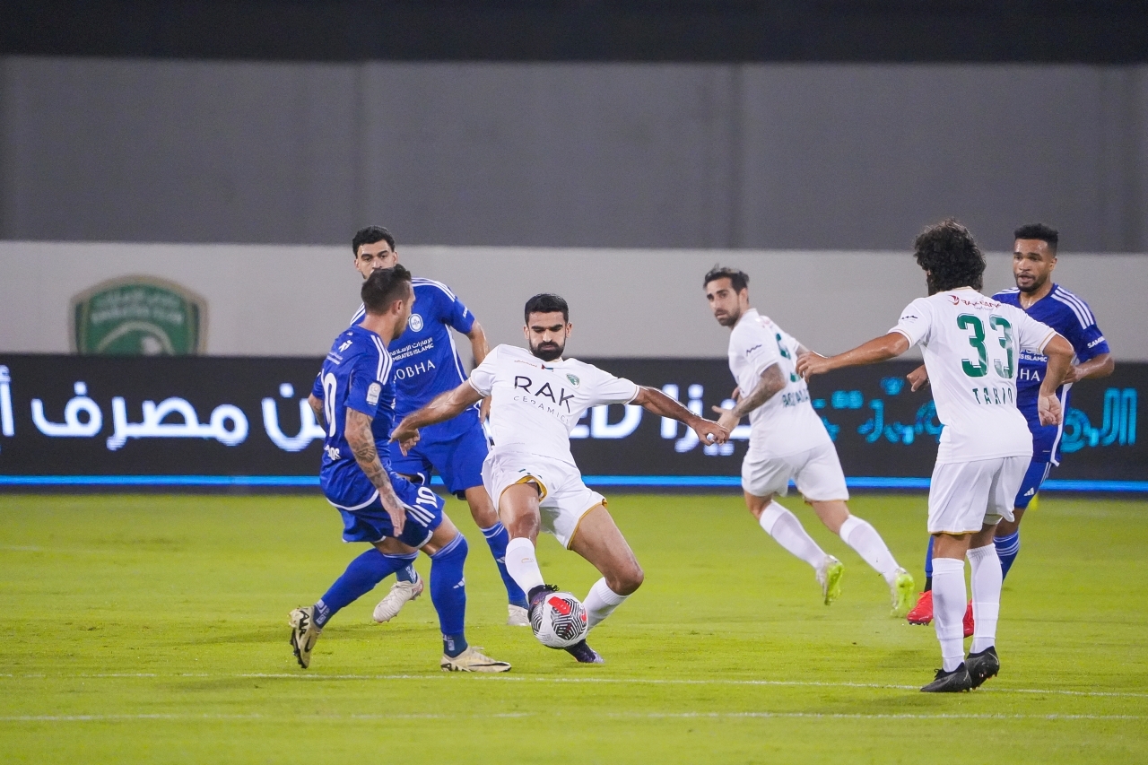 "جانب من لقاء الإمارات والنصر | البيان"
