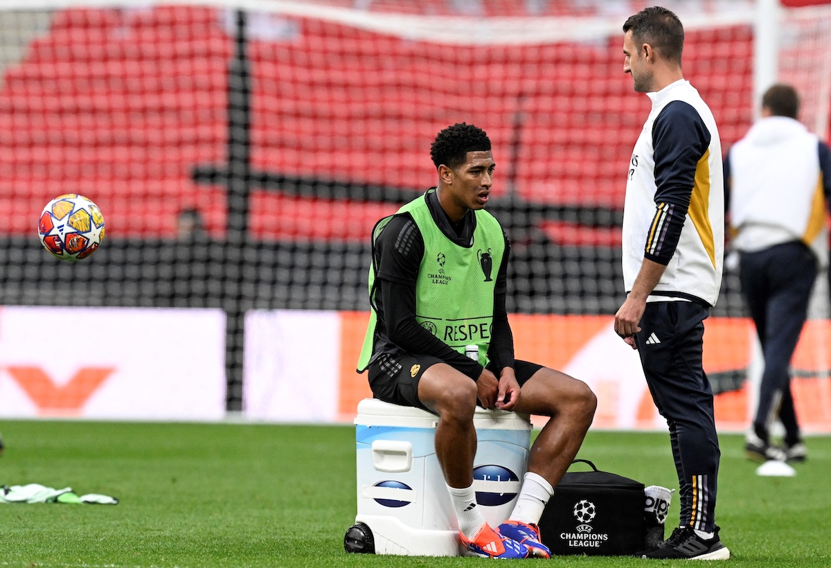 بيلينغهام يثير القلق قبل ساعات من نهائي دوري أبطال أوروبا (فيديو)