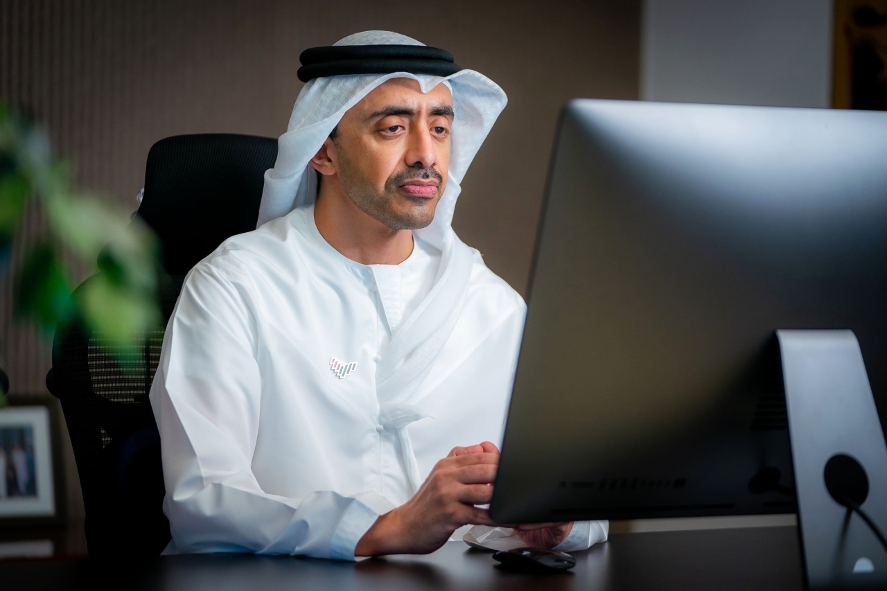 "عبدالله بن زايد مترئسا الاجتماع| وام"
