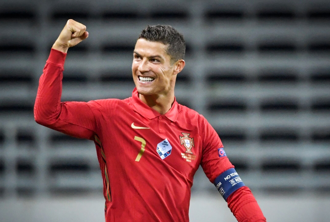 "رونالدو متألق مع البرتغال | أ ف ب"