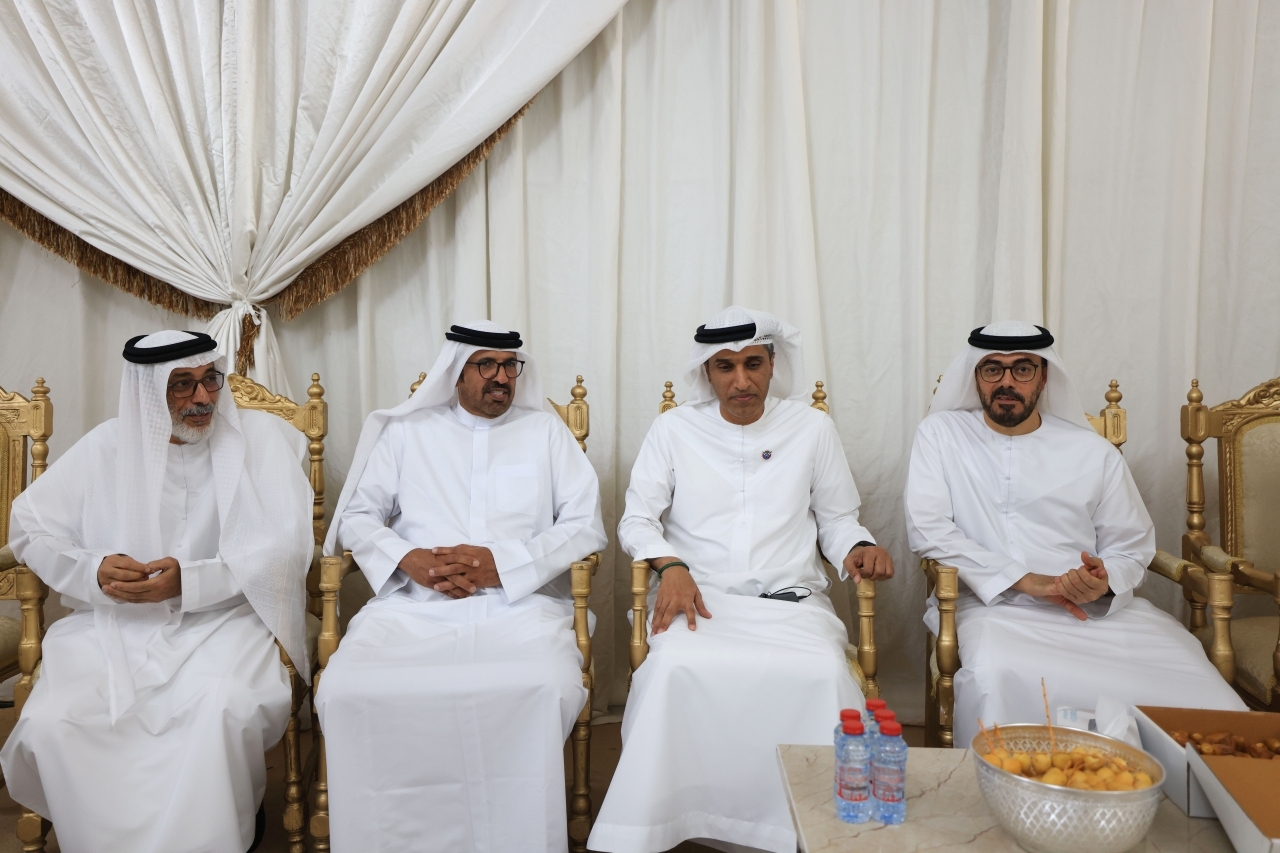 "عبدالله البسطي وراشد المطروشي وخالد ومحمد راشد بن ثاني"