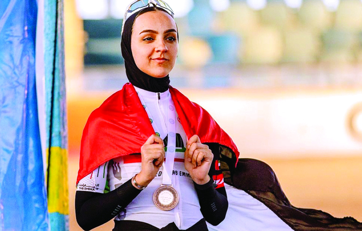 "صفية الصايغ لاعبة منتخب الدراجات الهوائية | البيان"