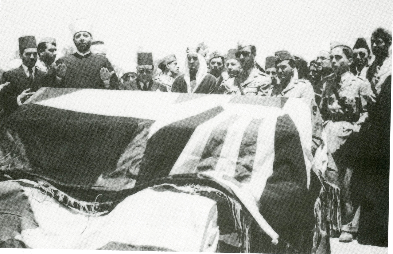 "1951 اغتيال ملك الأردن عبدالله الأول وهو في طريقه لصلاة الجمعة بالمسجد الأقصى المبارك في القدس."