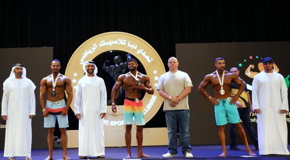 علي ضاوي بطل الأبطال في «الإمارات لبناء الأجسام»