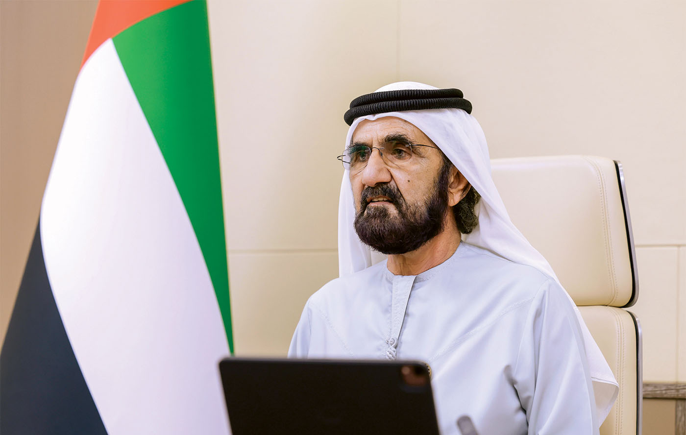 "محمد بن راشد يشهد توقيع اتفاقية الشراكة الاقتصادية الشاملة مع موريشيوس - تصوير: خليفة اليوسف"