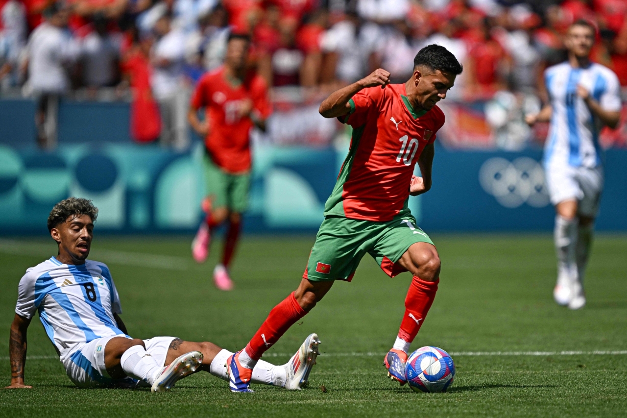 "منتخب المغرب تجاوز الأرجنتين ويسعى إلى الوصول للمربع الذهبي- أف ب"