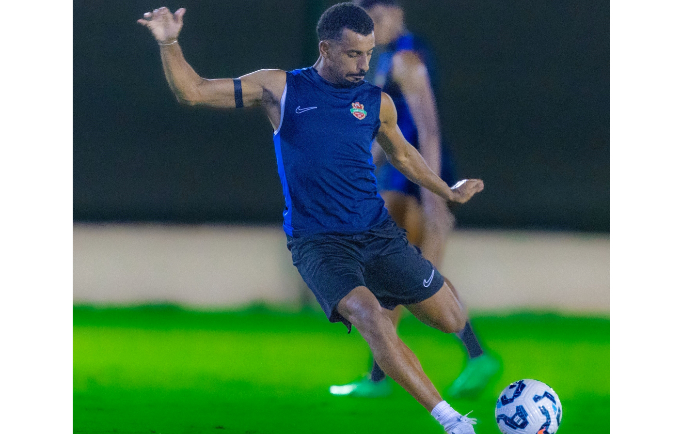 "جانب من تحضيرات شباب الأهلي | البيان"