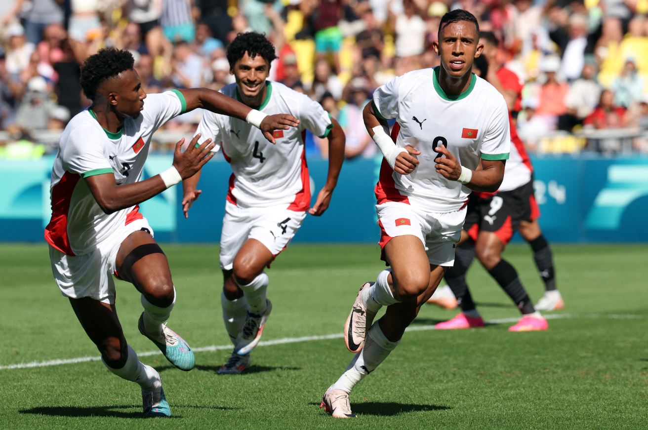 هدفان للمغرب في مرمى مصر في الشوط الأول في مباراة تحديد المركز الثالث