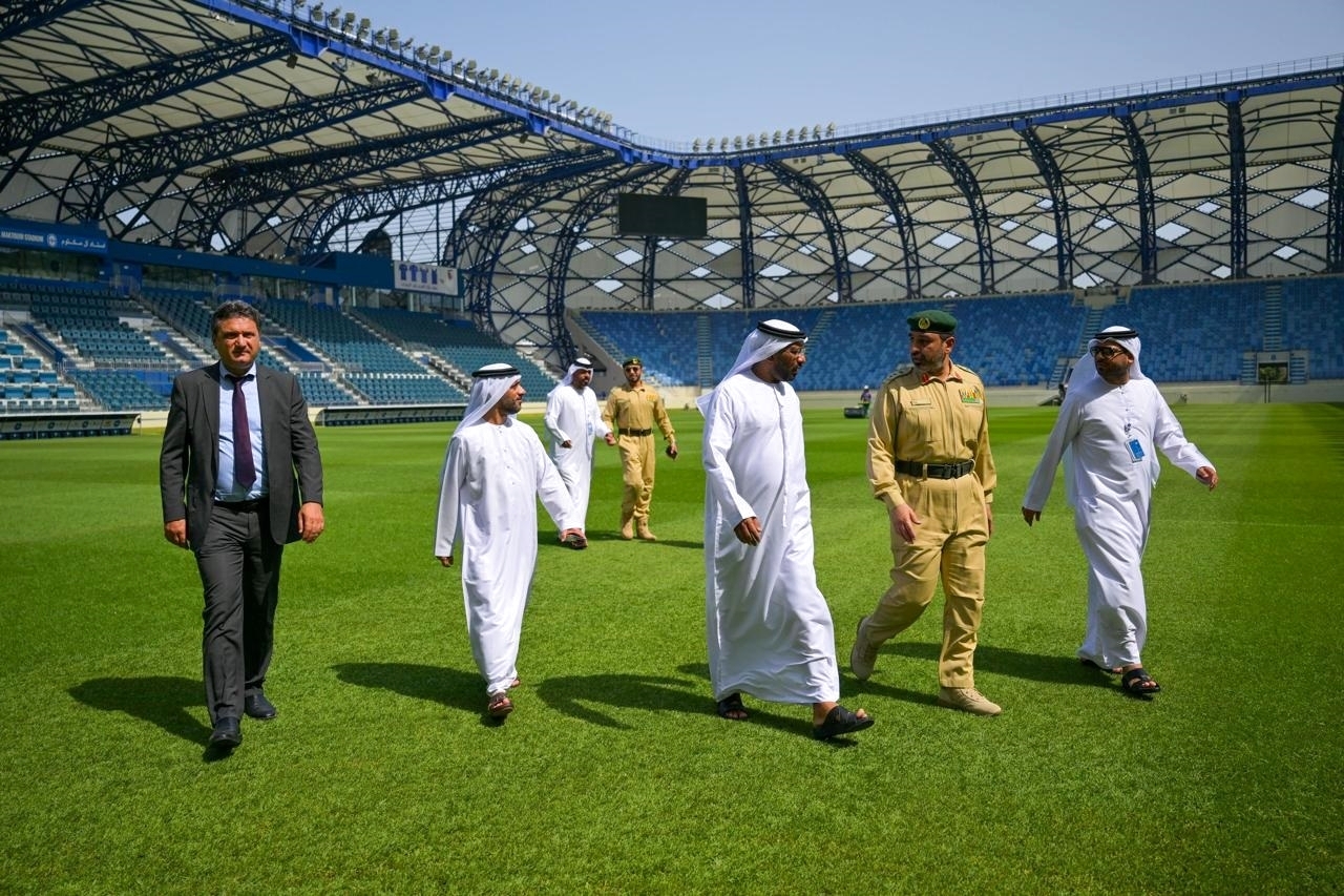 "جانب من الزيارة التفقدية لنادي النصر الرياضي | البيان"