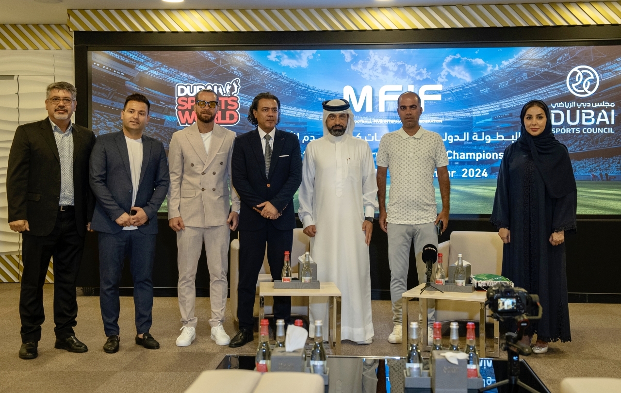 "خلال المؤتمر الصحافي للإعلان عن البطولة | البيان"
