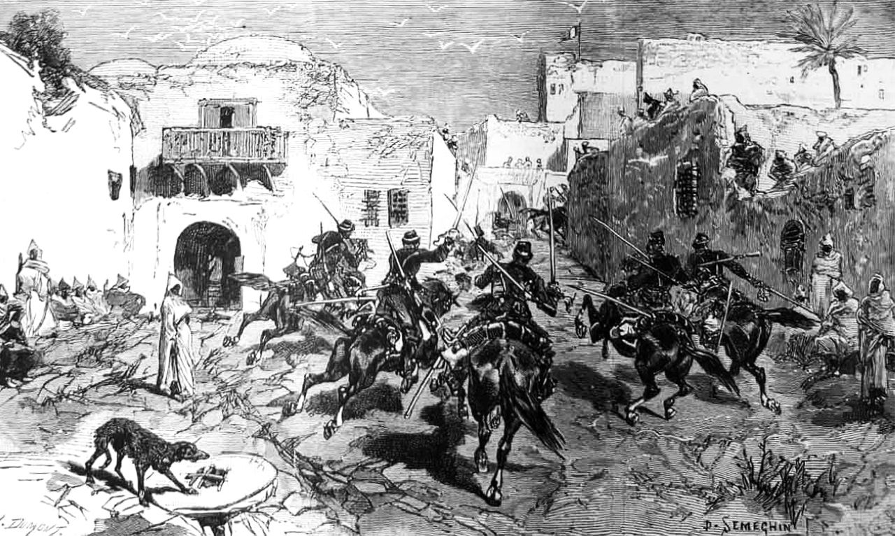 "1881 قبائل الغرب والجنوب الغربي في تونس تعلن الثورة ضد المحتلين الفرنسيين."