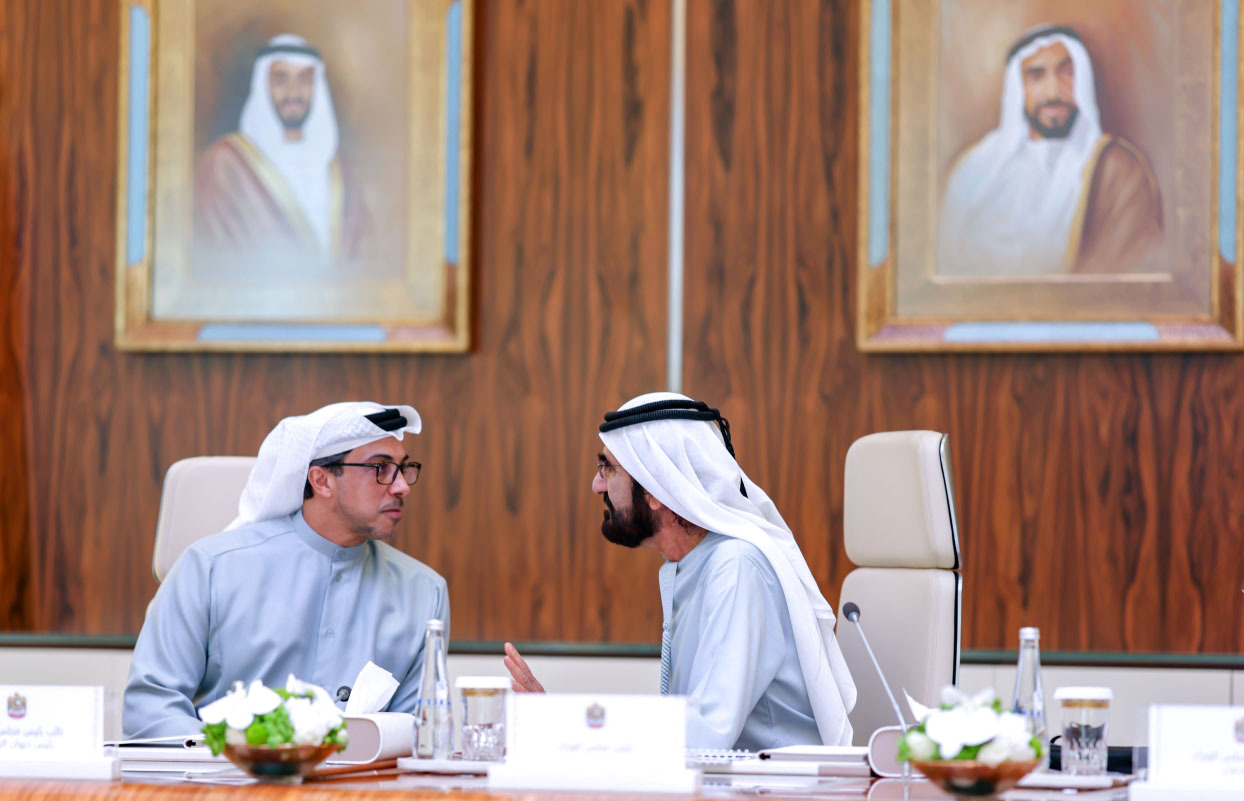 "محمد بن راشد ومنصور بن زايد"