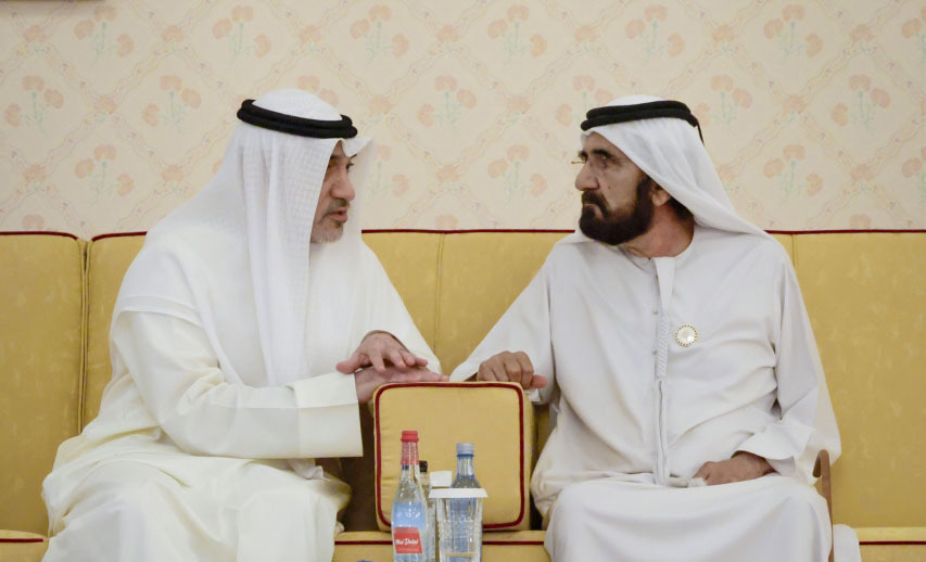 "محمد بن راشد مستقبلاً فهد الصباح | تصوير: خليفة اليوسف"