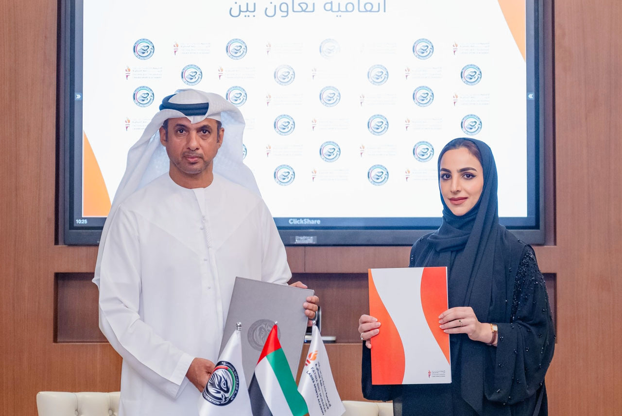 "جانب من مراسم توقيع الاتفاقية | البيان"