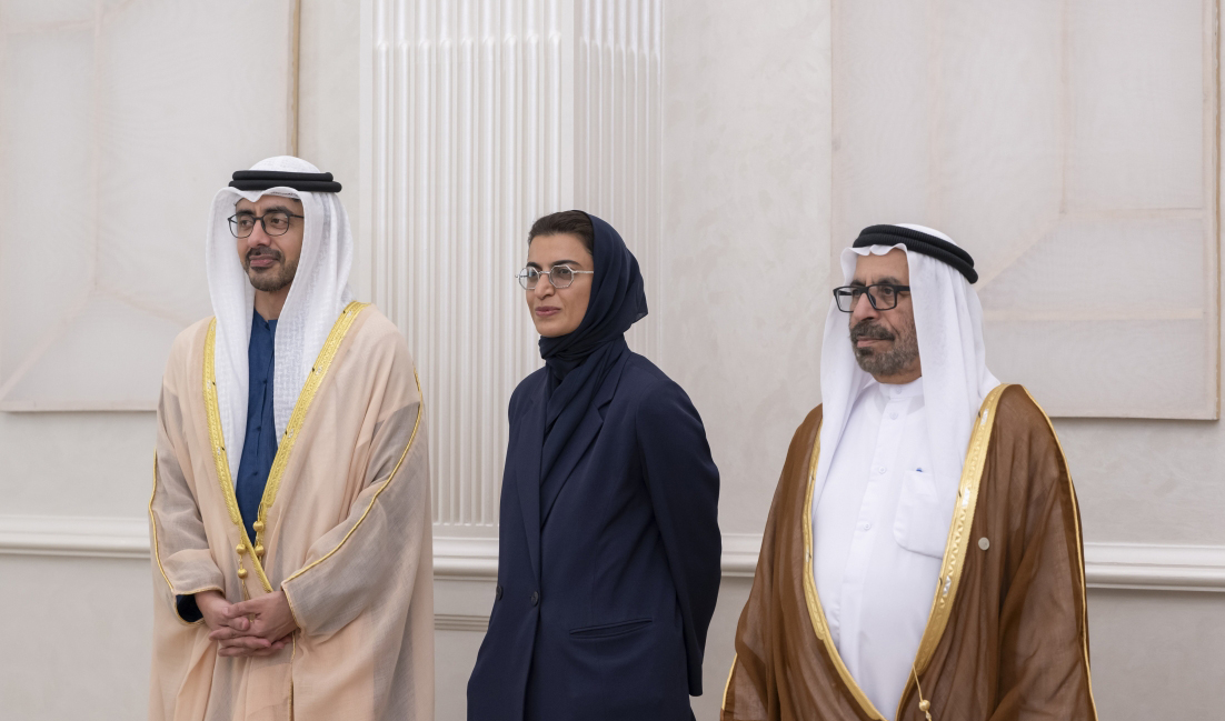 "عبدالله بن زايد ونورة الكعبي وخليفة المرر"