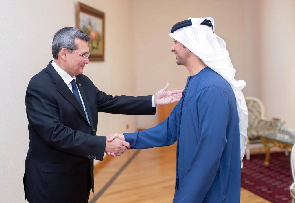بحث تعزيز العلاقات بين الإمارات وتركمانستان