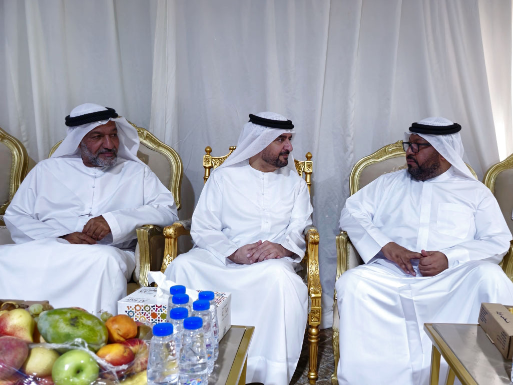 عبدالله بن سالم خلال العزاء