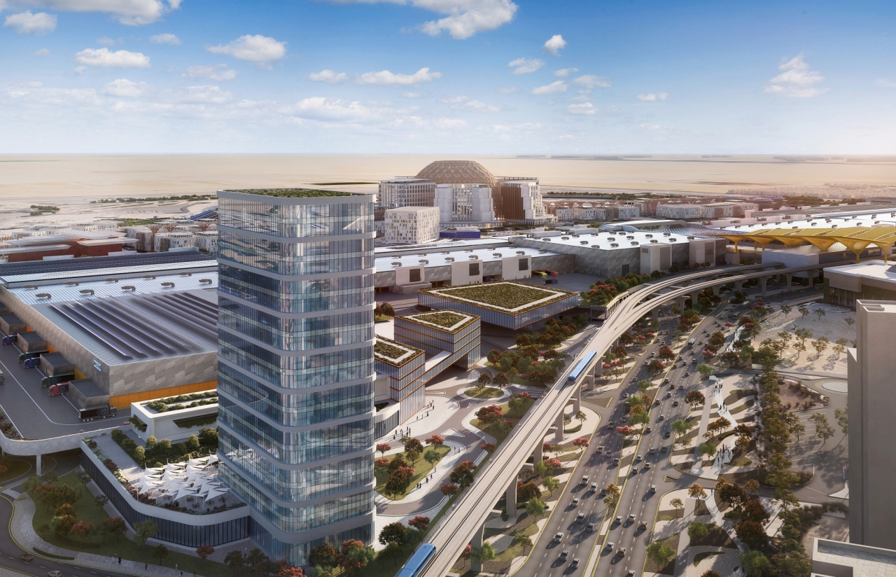 مركز دبي للمعارض في مدينة إكسبو دبي يتميز بتصميم عصري خال من الأعمدة مدعوم ببنية تحتية عالمية متطورة | من المصدر