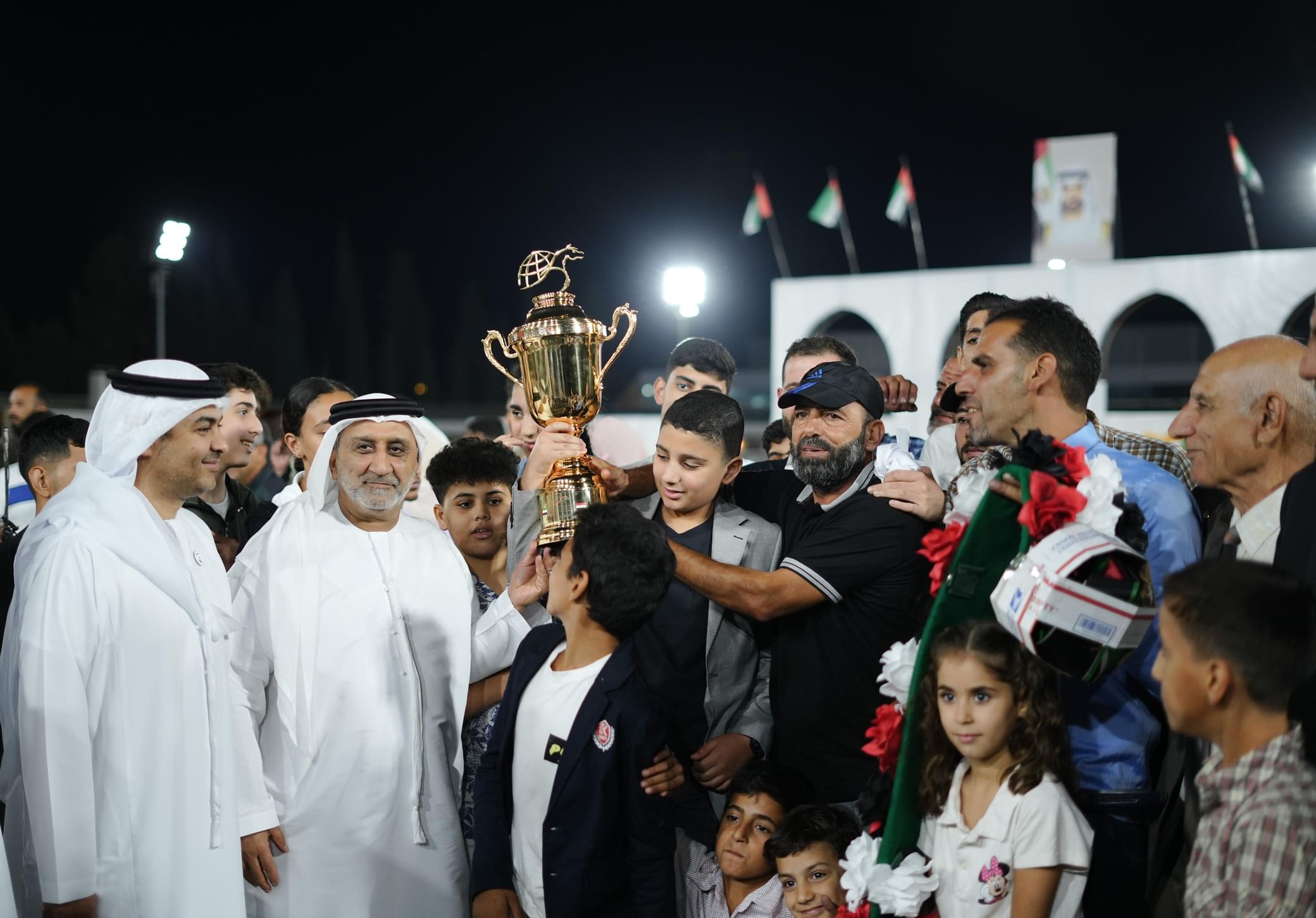 برعاية منصور بن زايد.. اختتام النسخة الأولى لـ"كأس الإمارات لجمال الخيل" في سوريا