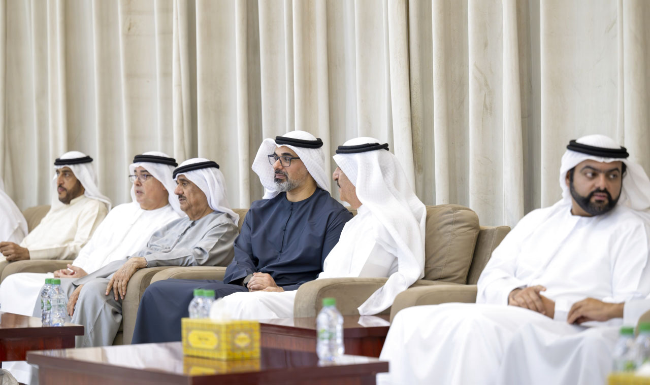 سعود المعلا يتقبل تعازي خالد بن محمد ومحمد الشرقي