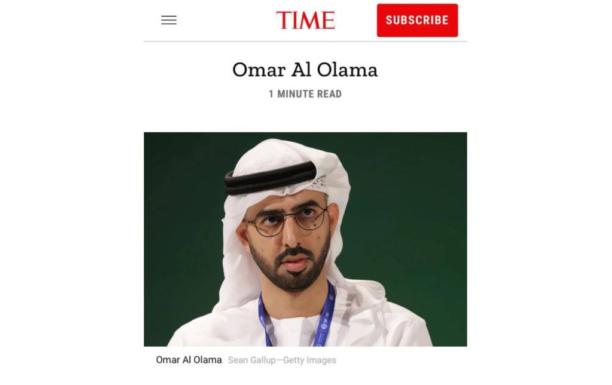 عمر العلماء ضمن قائمة TIME 100 Next