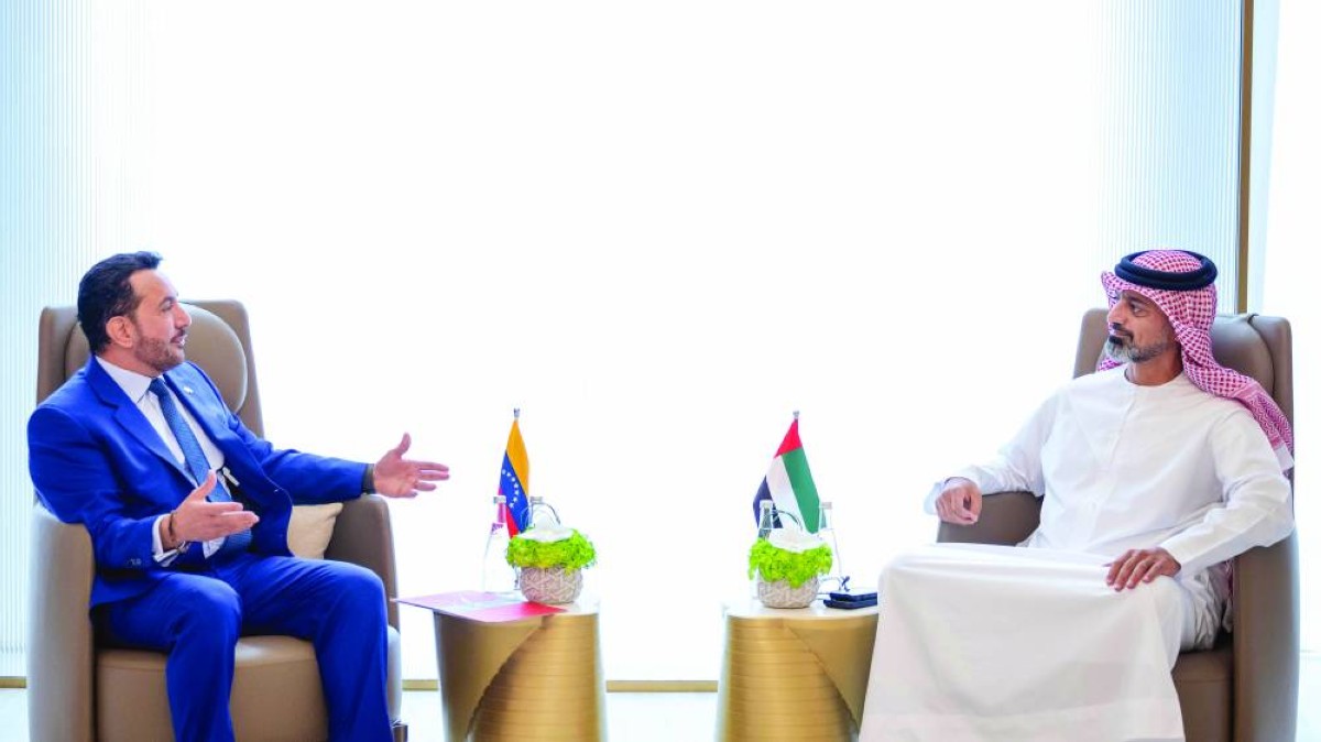 عمار النعيمي ونبيل عبد الخالق خلال اللقاء