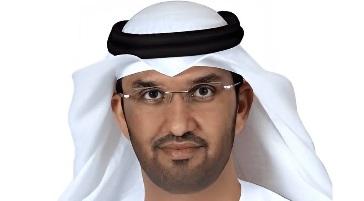 الدكتور سلطان أحمد الجابر، وزير الصناعة والتكنولوجيا المتقدمة، رئيس COP28، رئيس مجلس إدارة شركة أبوظبي لطاقة المستقبل (مصدر)