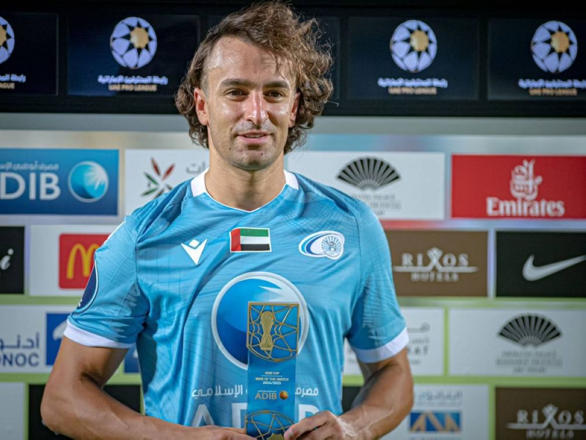 لاعب بني ياس يتبرع لمتضرري فيضانات البوسنة والهرسك