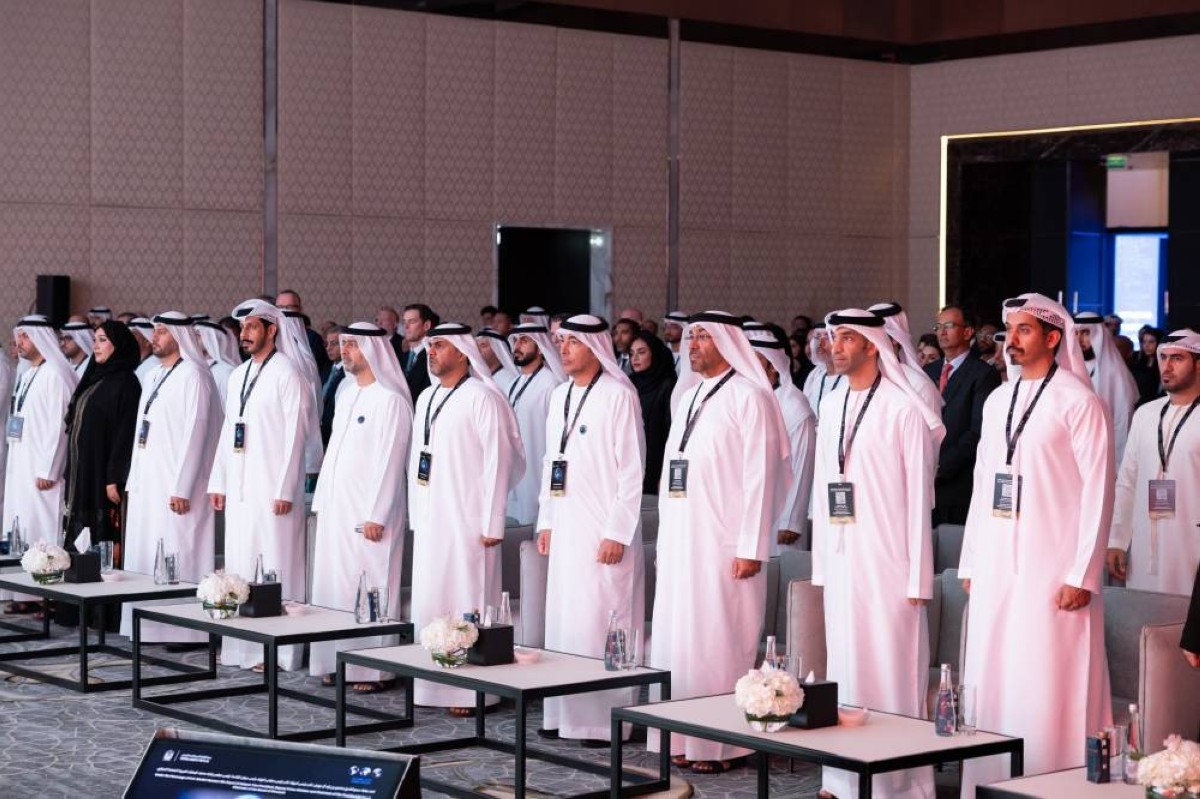 ثاني الزيودي وعبد الله النعيمي وأحمد الصايغ وخالد بالعمى ويونس الخوري وجانب من الحضور