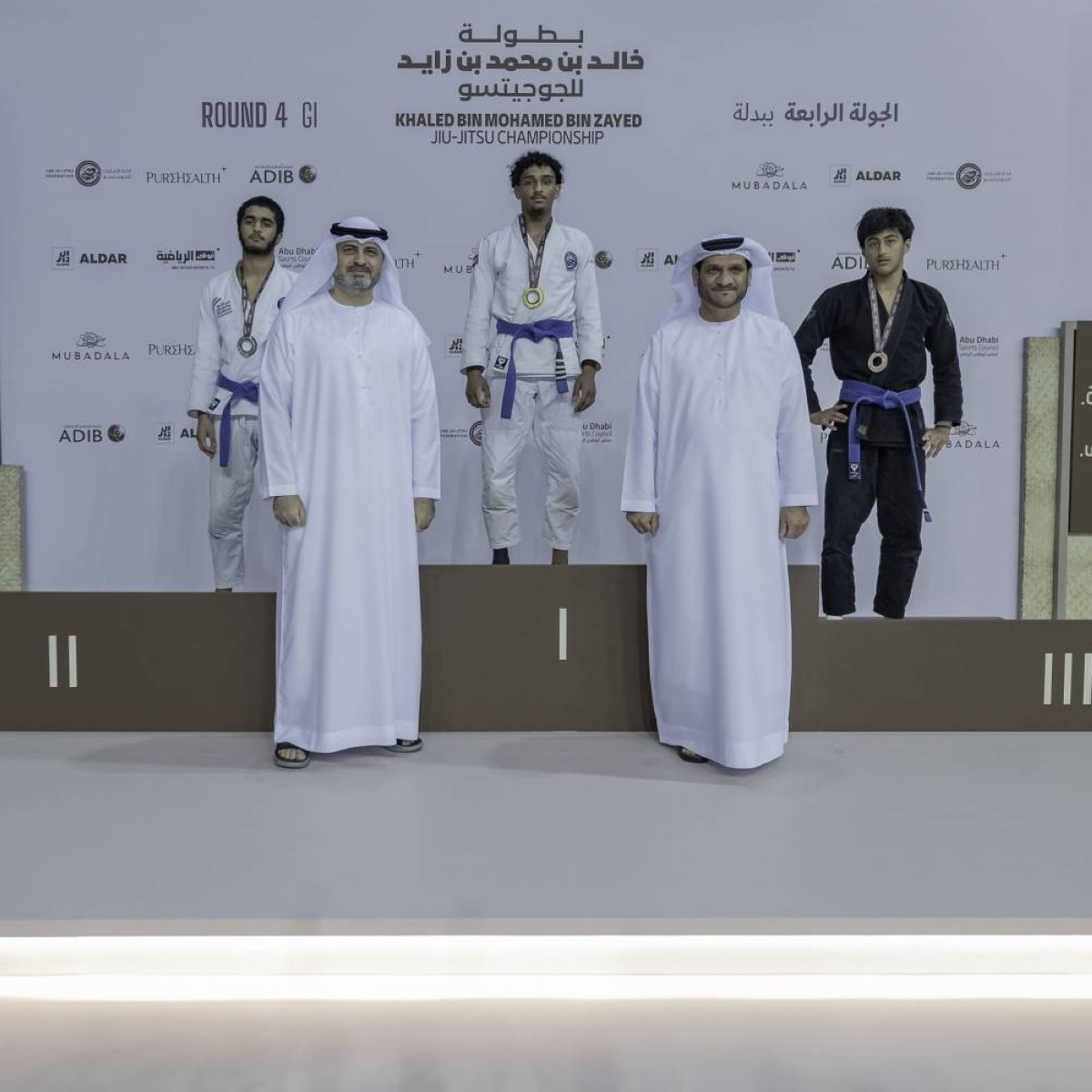 منافسات اليوم الأول من الجولة الرابعة لبطولة خالد بن محمد بن زايد للجوجيتسو