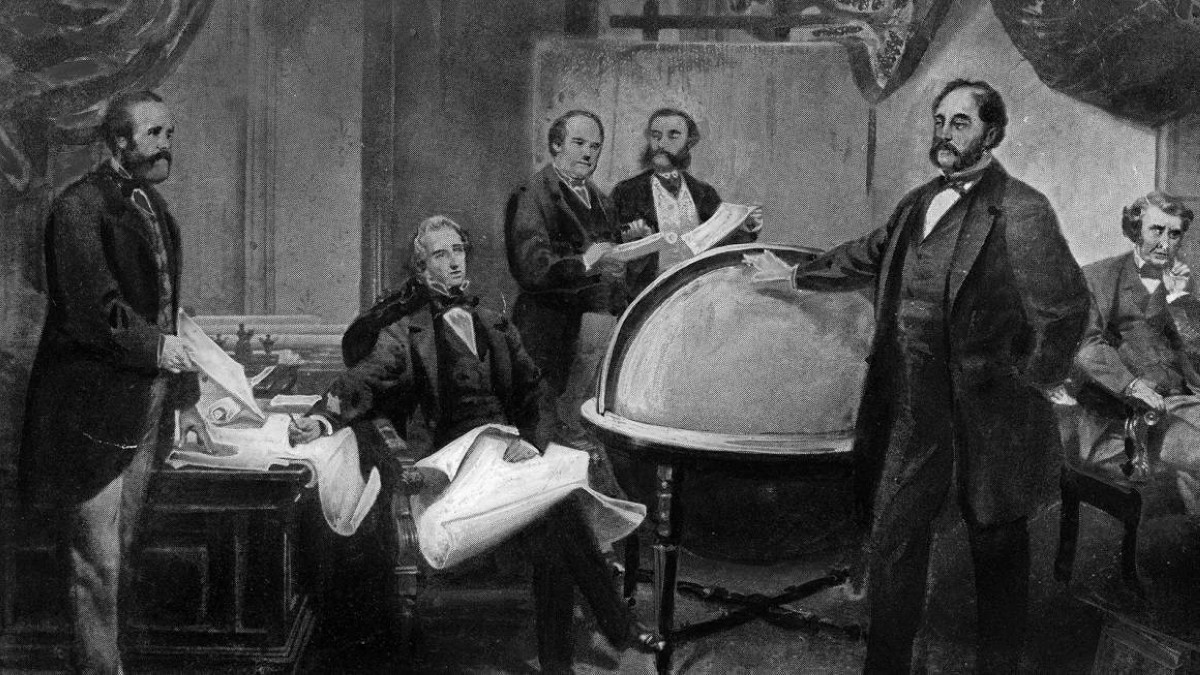 1867 الولايات المتحدة تشتري ولاية ألاسكا من روسيا وثبت بعد ذلك أنها تحتوي على كميات ضخمة من البترول.