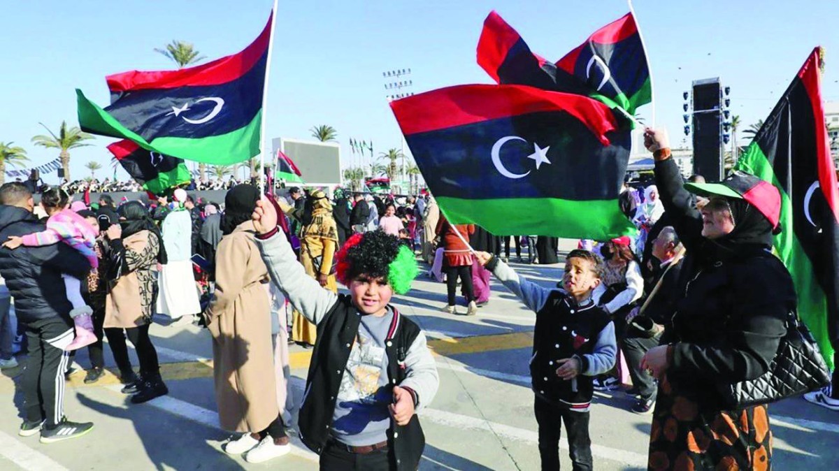أطفال ليبيا ينشدون السلم والأمان