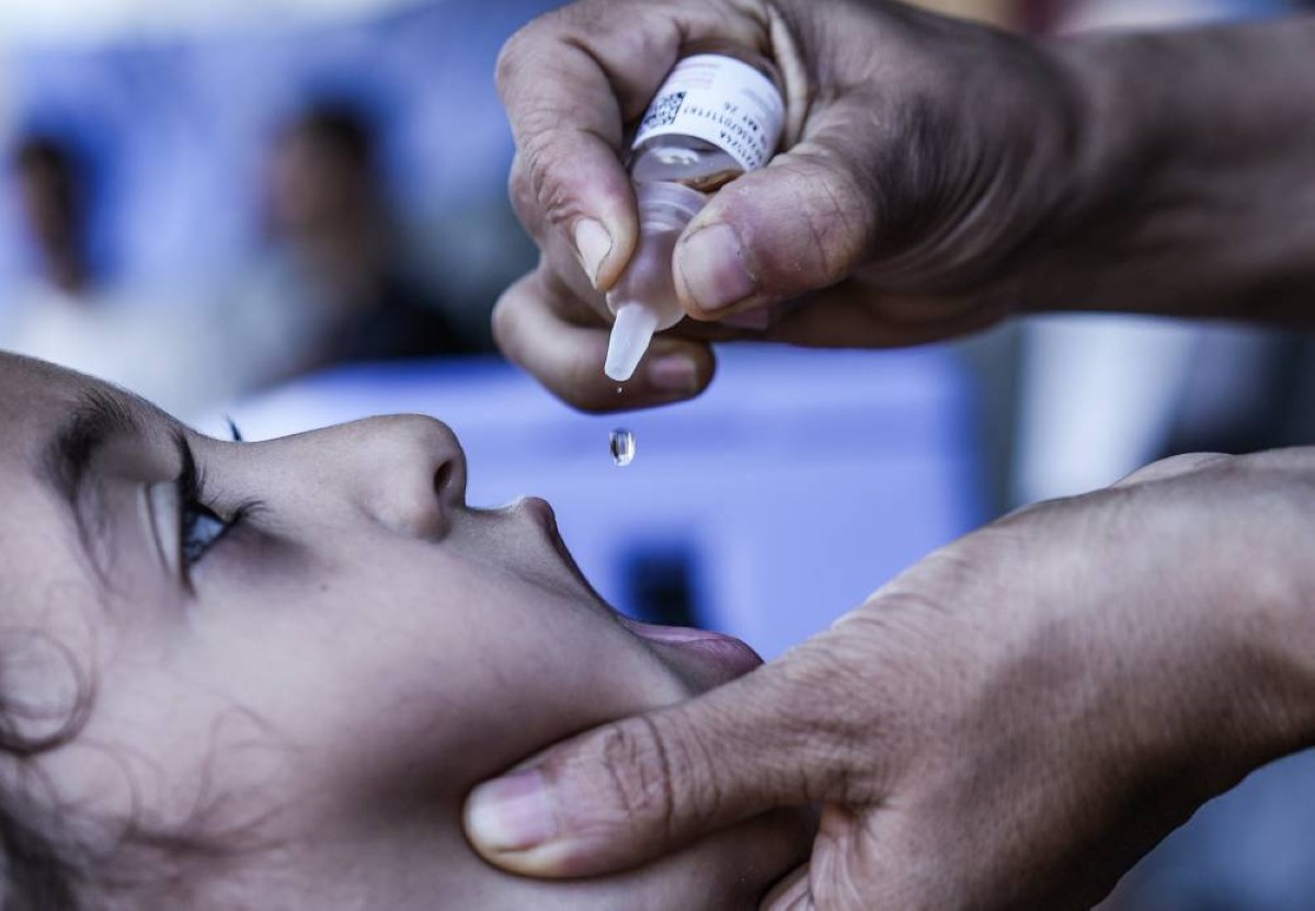 تعليق حملة التطعيم ضد شلل الأطفال في غزة بسبب القصف