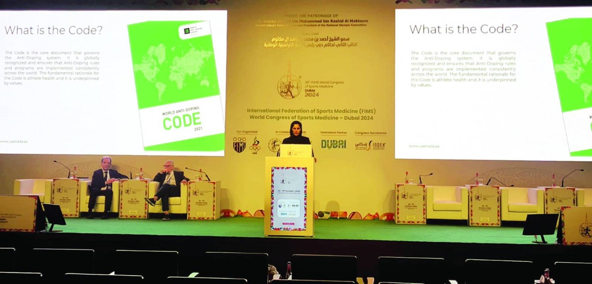 المؤتمر الدولي للطب الرياضي في دبي يناقش آليات مكافحة المنشطات