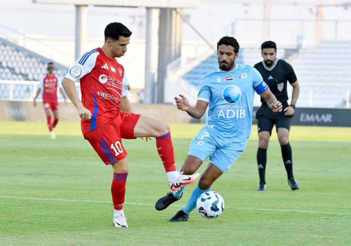 في افتتاح الجولة السابعة للدوري الإماراتي .. الشارقة يقسو على بني ياس برباعية
