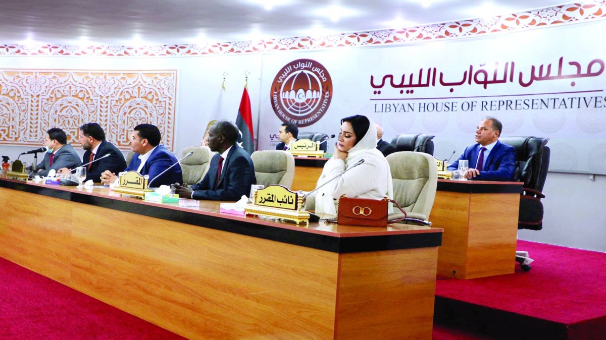 مجلس النواب الليبي خلال إحدى جلساته