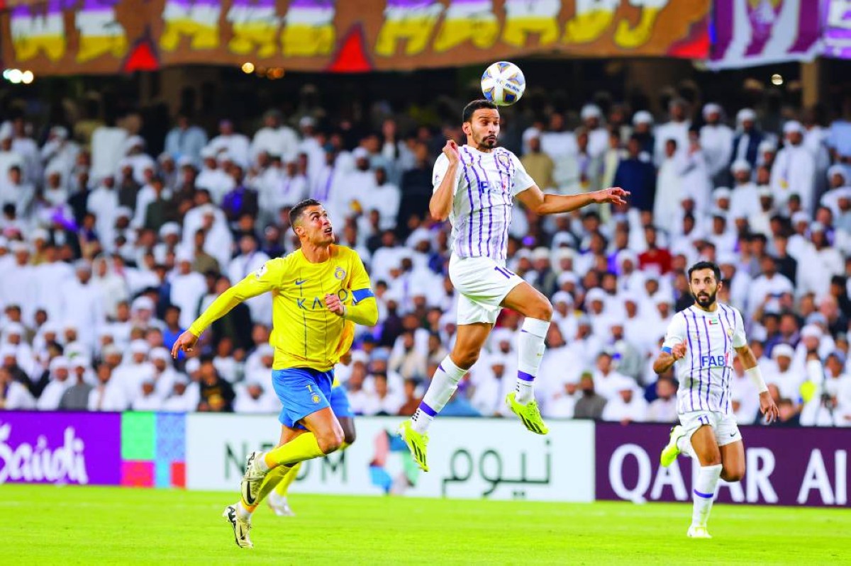 جانب من مبارة العين والنصر السعودي في دوري أبطال آسيا