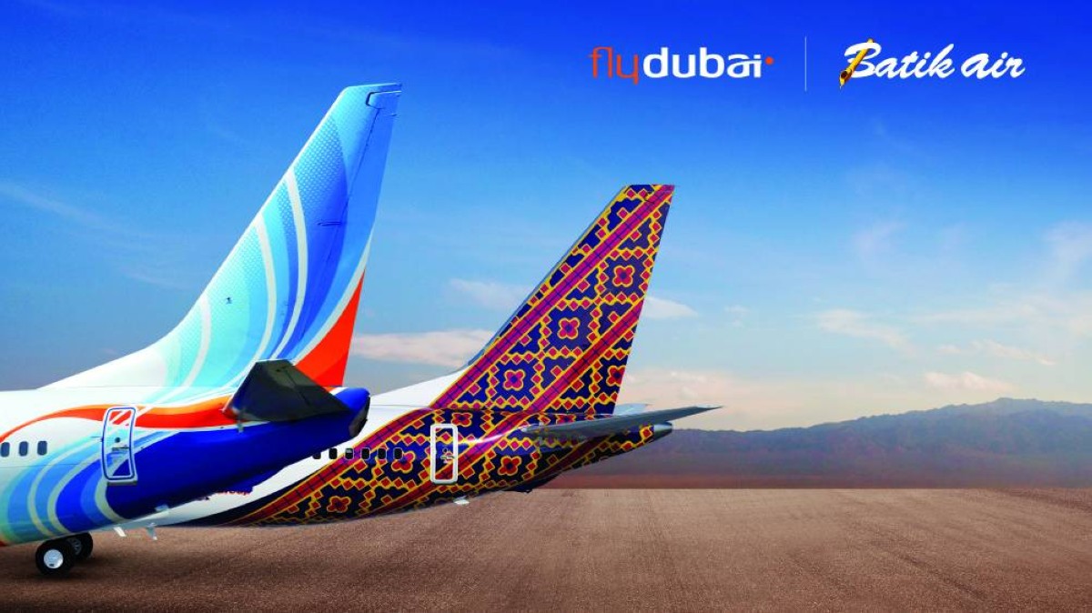 flydubai and Batik Air (with logo)