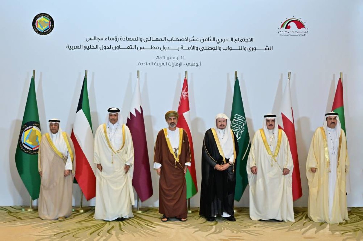 صقر غباش ورؤساء مجالس الشورى والنواب بدول «التعاون»