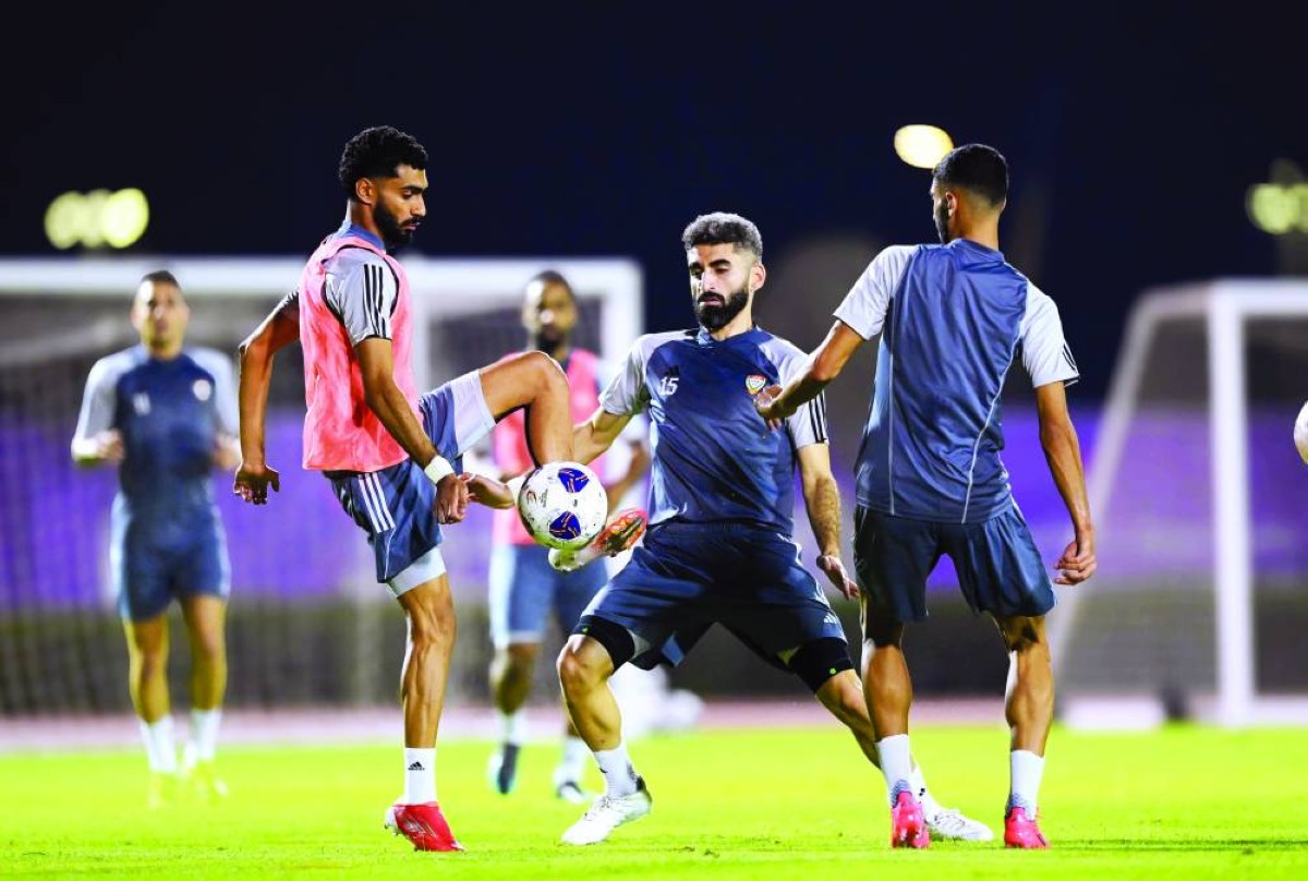 جانب من تحضيرات «الأبيض» لمواجهة قيرغيزستان